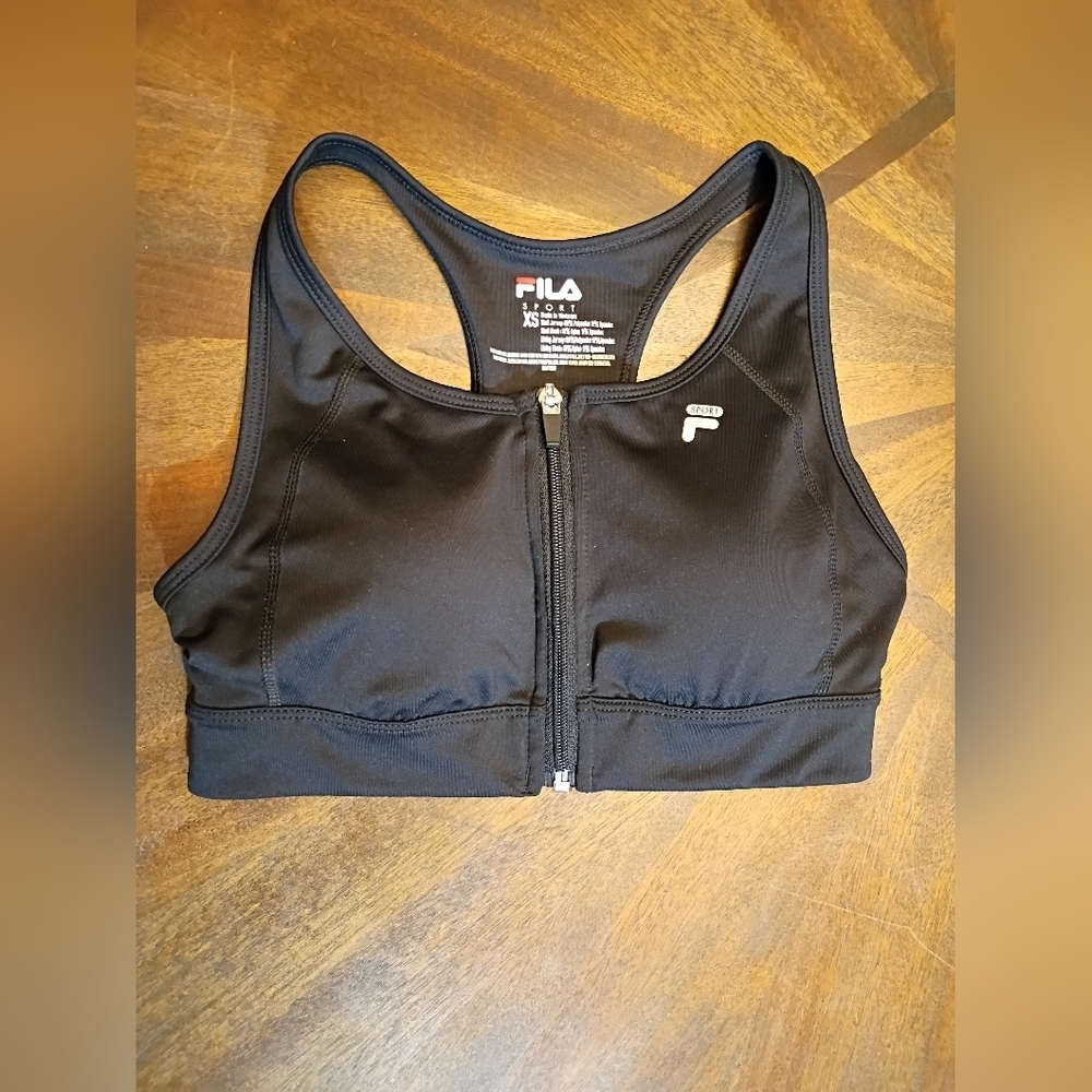 FILA Women's Black Sports Bra